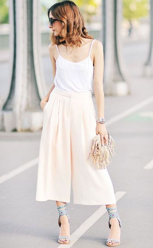Mix giày với quần culottes ảnh 2 Mix giay voi quan culottes anh 2