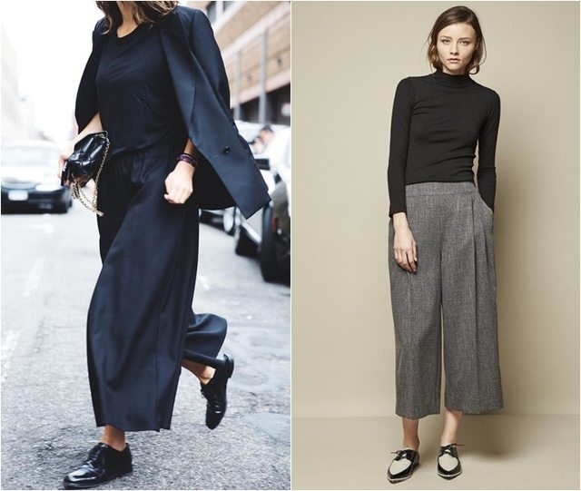Mix giày với quần culottes ảnh 4 Mix giay voi quan culottes anh 4