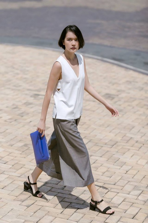 Mix giày với quần culottes ảnh 8 Mix giay voi quan culottes anh 8