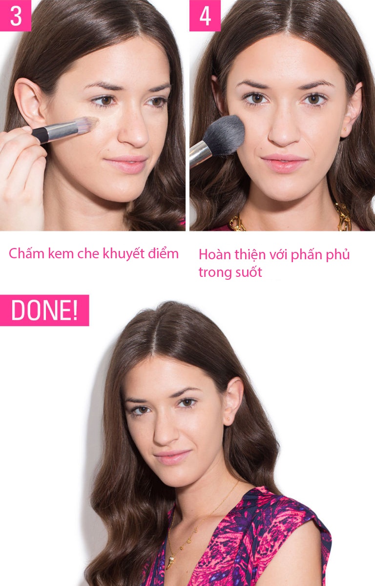 cach trang diem cho lan da trong suot anh 4