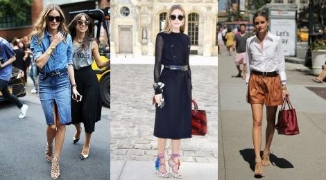 Olivia Palermo goi y cach mix do voi giay cao got buoc day hinh anh