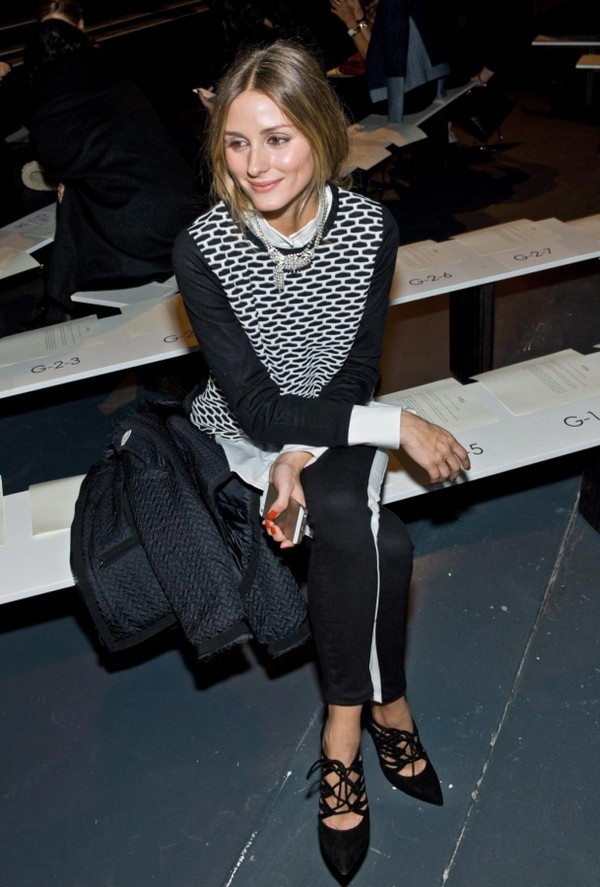 Olivia Palermo với giày cao gót buộc dây ảnh 5 Olivia Palermo voi giay cao got buoc day anh 5