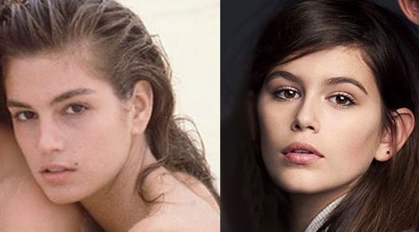 Bat ngo voi nhan sac cac cap me con noi tieng khi bang tuoi hinh anh