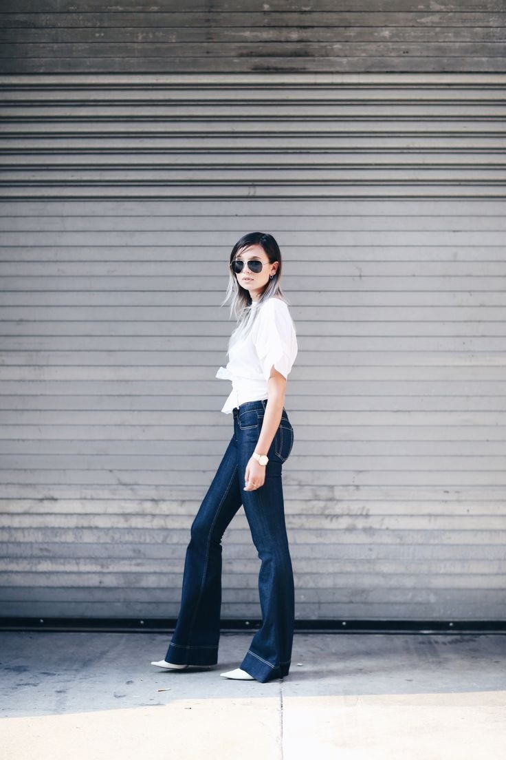 quần jeans ống loe ảnh 3 quan jeans ong loe anh 3