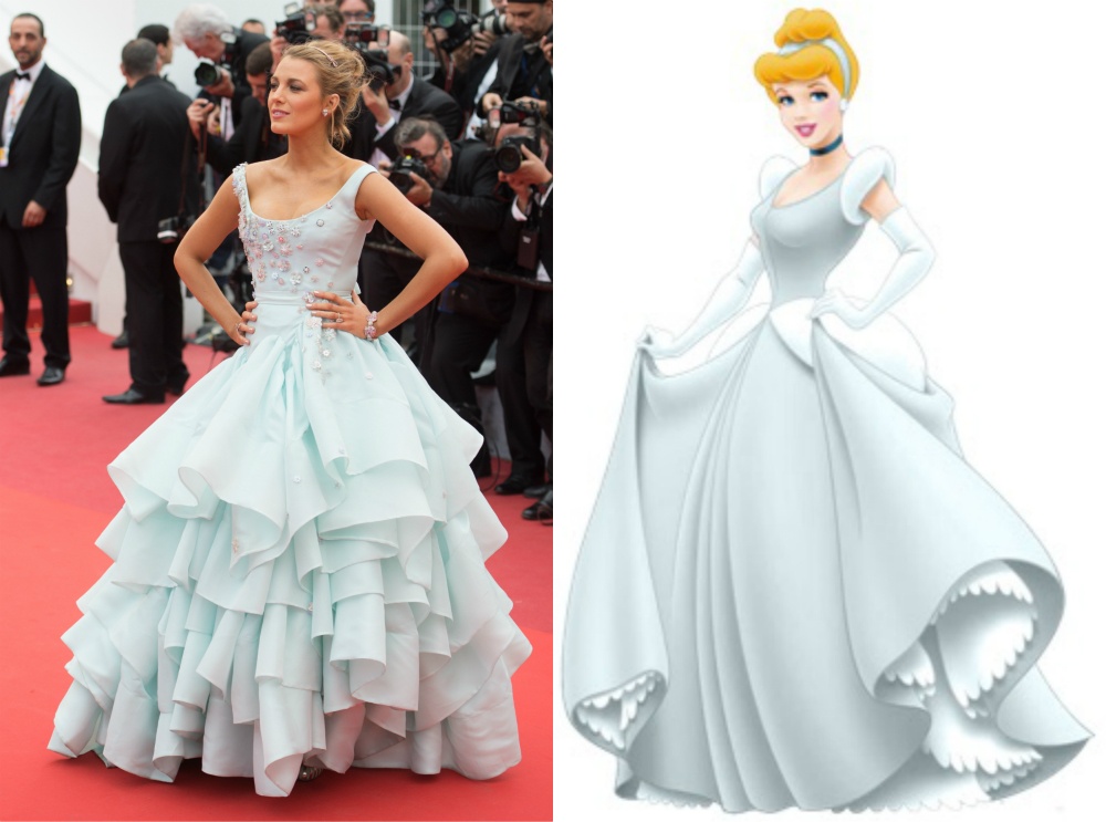 Blake Lively mac dep nhu cong chua Disney anh 1
