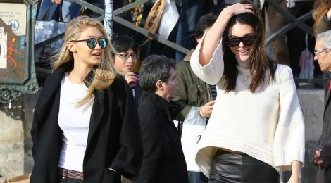 Thoi trang tuong dong cua Gigi Hadid va Kendall Jenner hinh anh