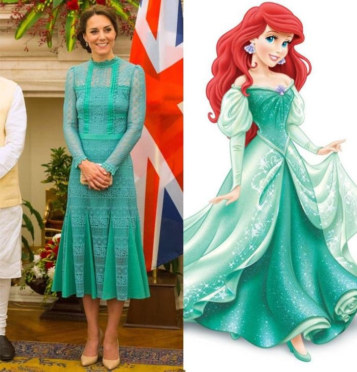 Kate Middleton mặc đẹp như công chúa Disney ảnh 1 Kate Middleton mac dep nhu cong chua Disney anh 1