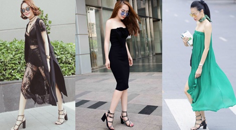 Doi sandals dat do khien nhieu sao Viet yeu thich hinh anh