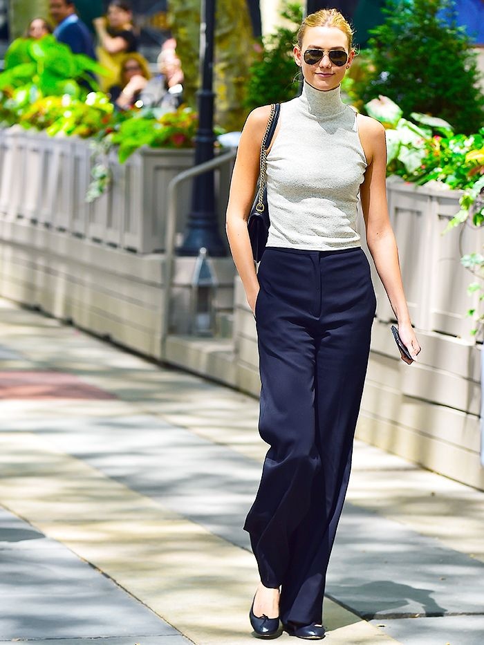 Mac quan ong rong nhu Karlie Kloss anh 1