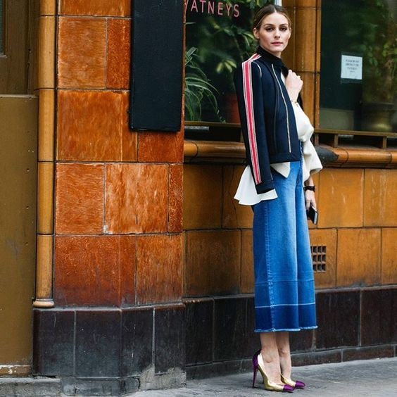 Xu hướng quần culottes denim gây sốt ảnh 13 Xu huong quan culottes denim gay sot anh 13