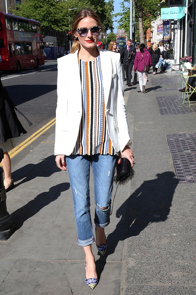 Diện vest như Olivia Palermo ảnh 1 Dien vest nhu Olivia Palermo anh 1