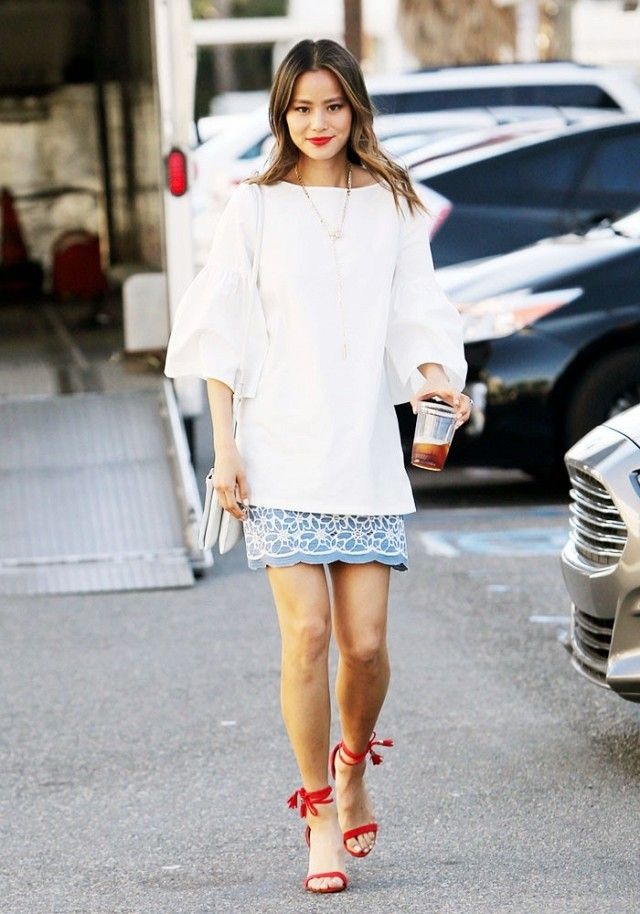 Diện xu hướng tay chuông mùa thu ảnh 1 Dien xu huong tay chuong mua thu anh 1