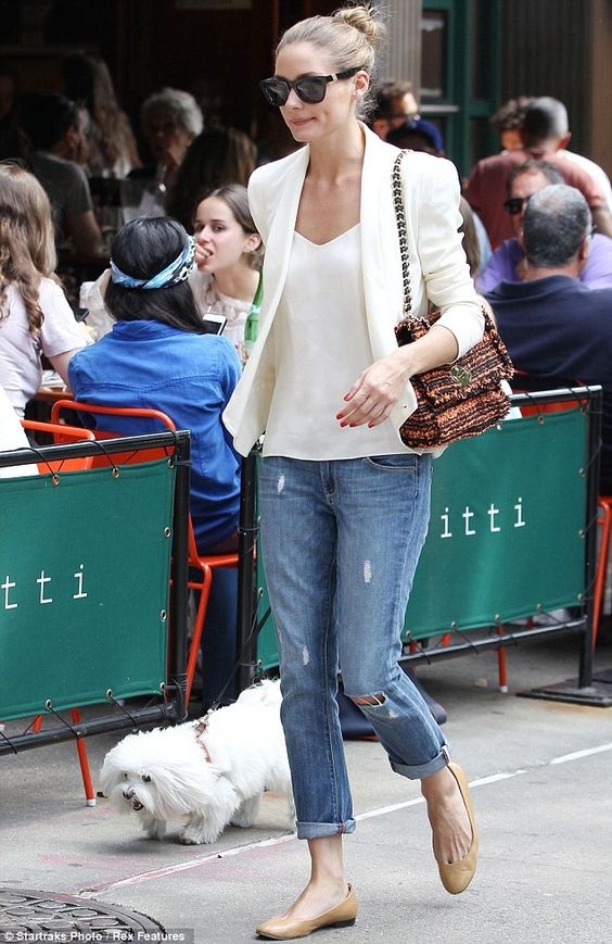 Olivia Palermo diện áo thun trắng ảnh 6 Olivia Palermo dien ao thun trang anh 6