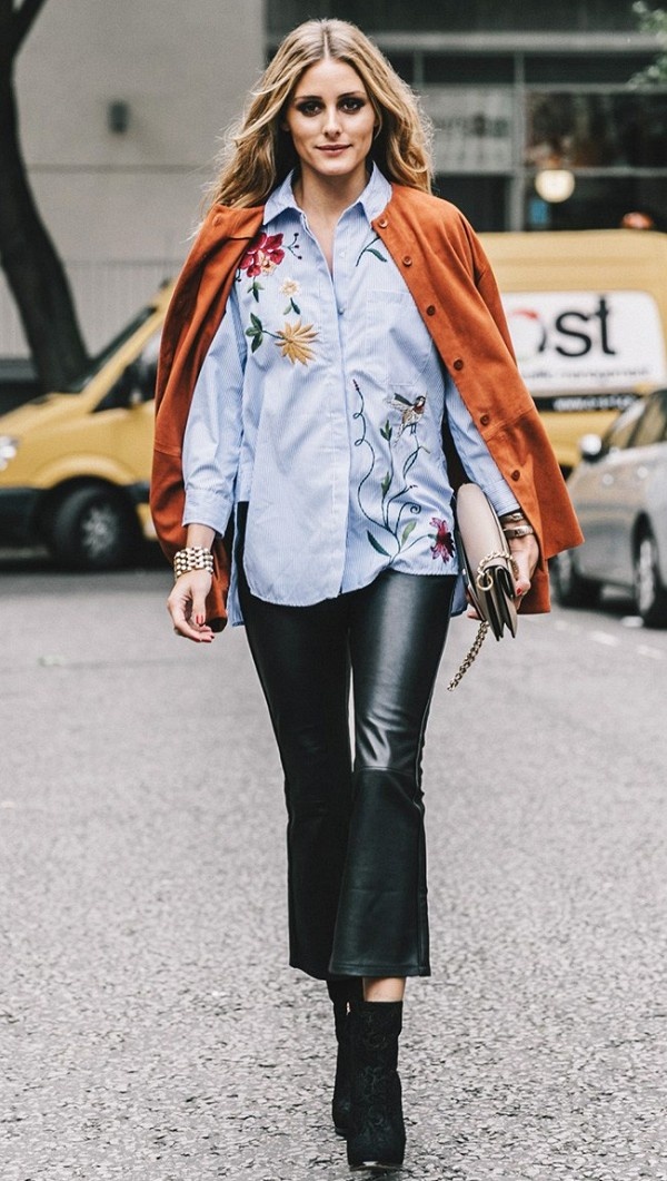 Olivia Palermo lang xe tong mau mua thu anh 4