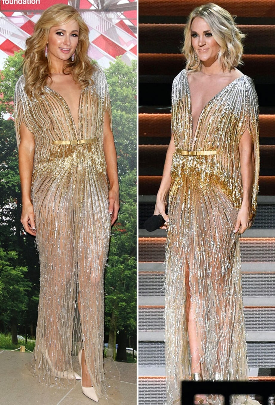 Mỹ nhân Hollywood mặc đồ giống Paris Hilton ảnh 2 My nhan Hollywood mac do giong Paris Hilton anh 2