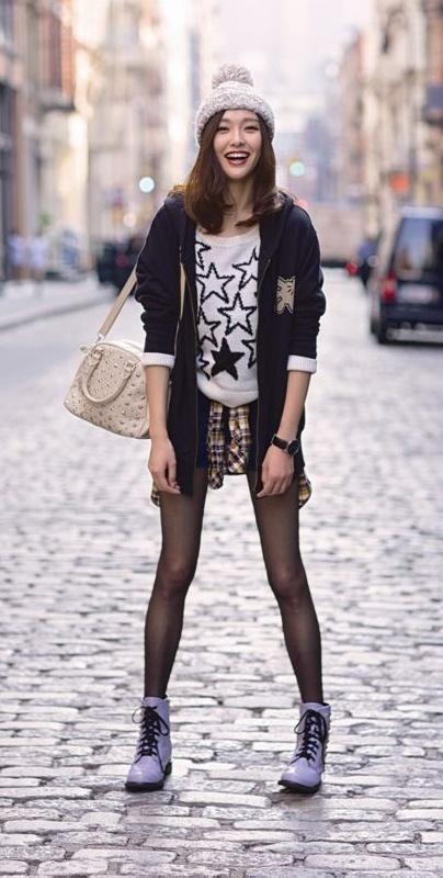 Duong Yen phoi do ngay dong anh 11