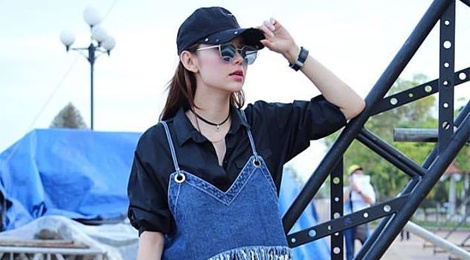 Cong thuc mac giam do sexy, tang ve tre trung cua Minh Hang hinh anh