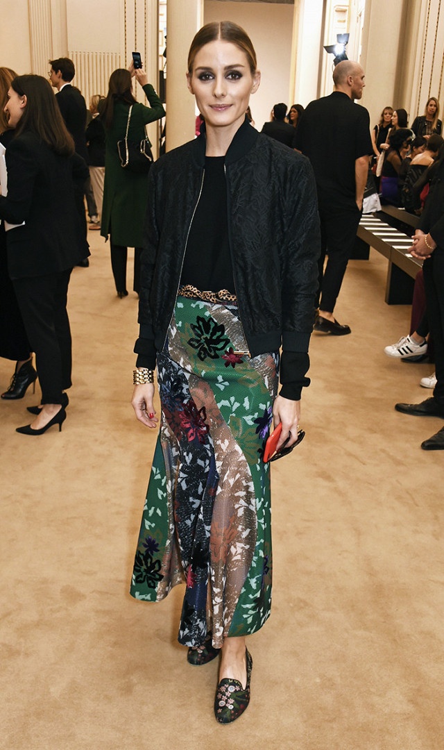 Olivia Palermo diện giày bệt thêu hoa ảnh 2 Olivia Palermo dien giay bet theu hoa anh 2