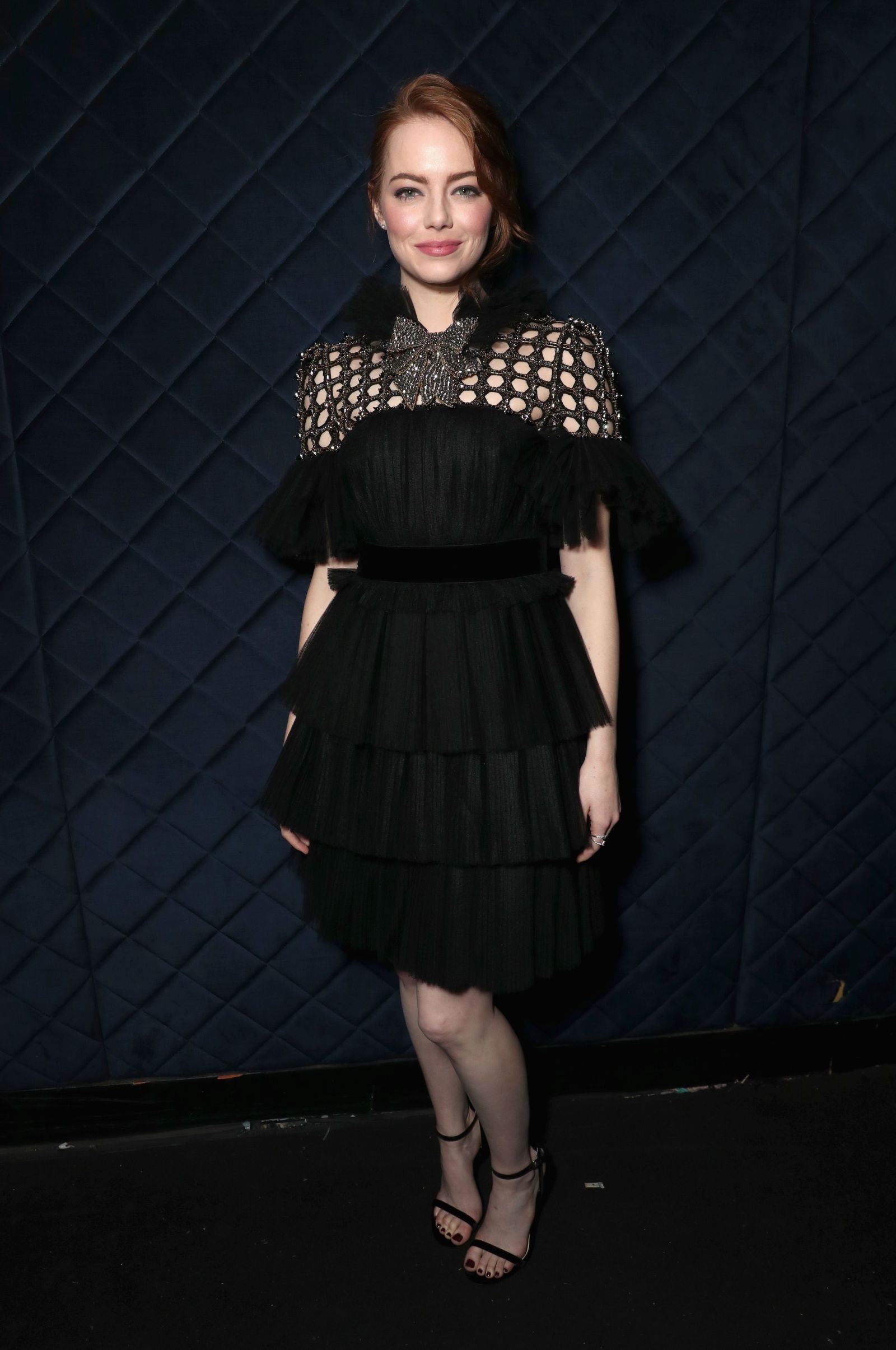 Thoi trang tham do cua Emma Stone anh 2