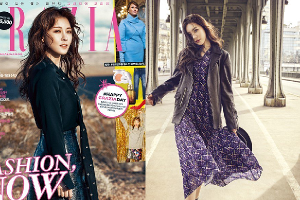 Kieu nu Han do sac tren cung tap chi so thang 3 hinh anh