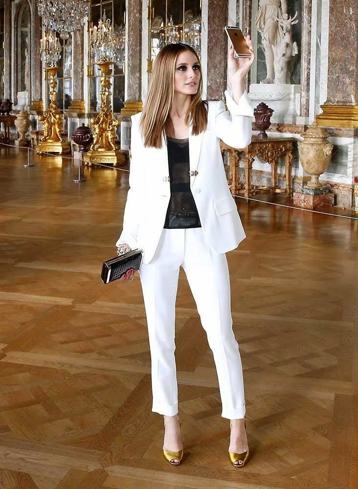 Olivia Palermo mặc quần âu công sở ảnh 2 Olivia Palermo mac quan au cong so anh 2