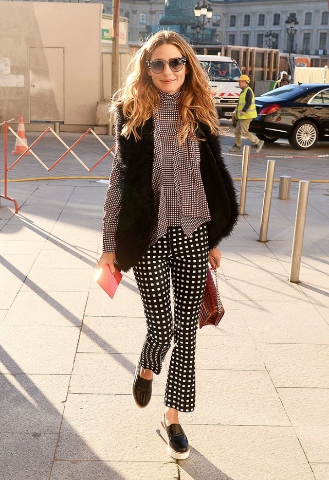 Olivia Palermo mặc quần âu công sở ảnh 4 Olivia Palermo mac quan au cong so anh 4