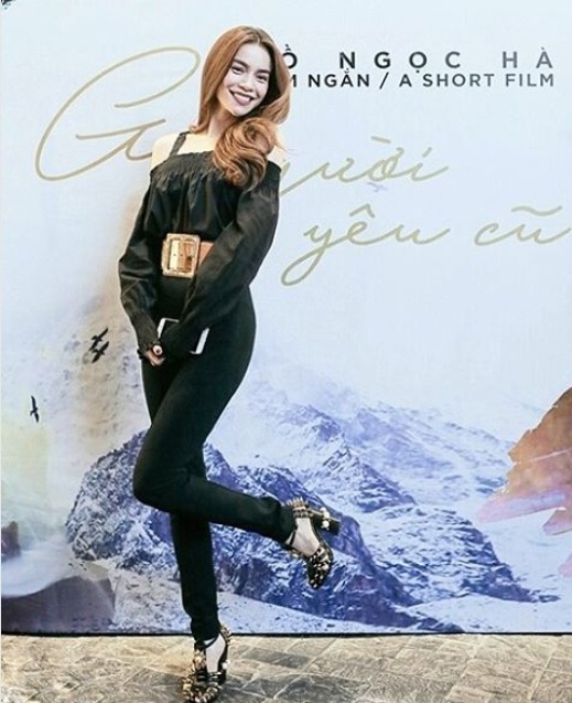 hồ ngọc hà diện trang phục màu đen ảnh 2 ho ngoc ha dien trang phuc mau den anh 2