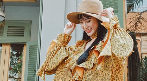 Dien thoi trang hoa la, Angela Phuong Trinh duoc khen xinh dep hinh anh