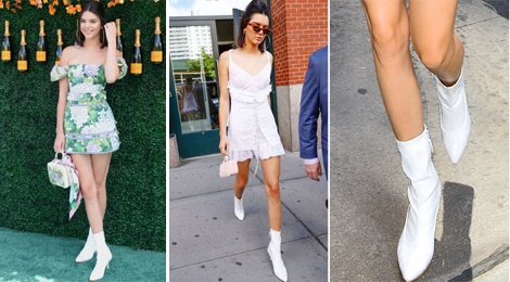 Dien boots giua ngay he, Kendall Jenner van bien thanh trao luu moi hinh anh