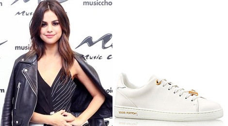 Boc gia BST sneakers trang khien moi co gai them muon cua Selena Gomez hinh anh