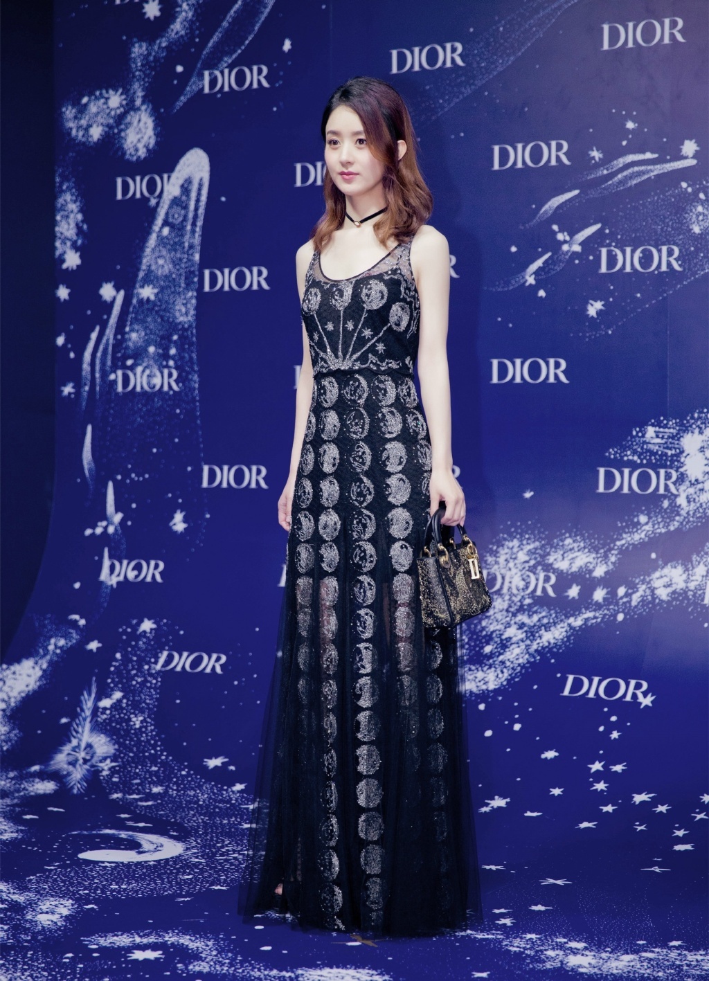 Triệu Lễ Dĩnh mặc đầm họa tiết ảnh 10 Trieu Le Dinh mac dam hoa tiet anh 10