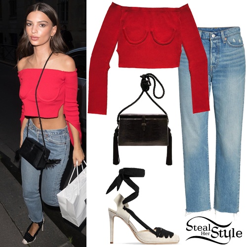 Street style kheo eo của Emily Ratajkowski ảnh 8 Street style kheo eo cua Emily Ratajkowski anh 8