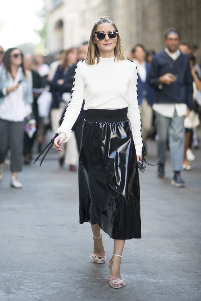 Olivia Palermo diện áo len và chân váy ảnh 4 Olivia Palermo dien ao len va chan vay anh 4
