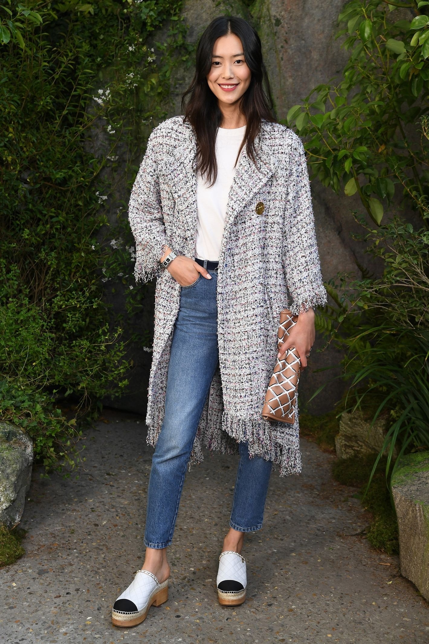 Sao Hollywood mặc áo khoác vải tweed ảnh 1 Sao Hollywood mac ao khoac vai tweed anh 1