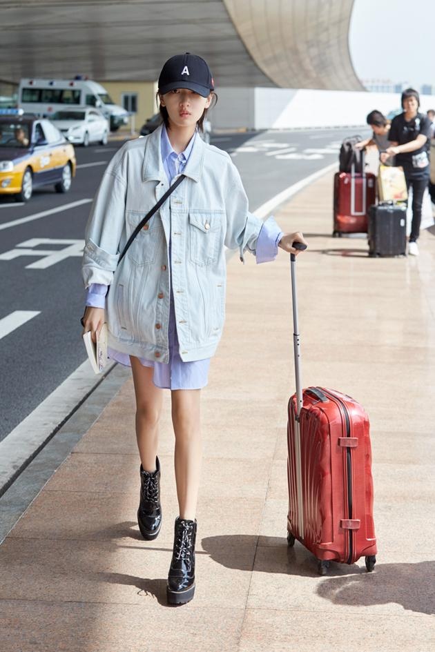 Sao Hoa ngữ mặc áo khoác denim ảnh 7 Sao Hoa ngu mac ao khoac denim anh 7