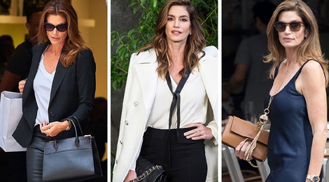 Boc gia bo suu tap tui xach cua cuu sieu mau Cindy Crawford hinh anh