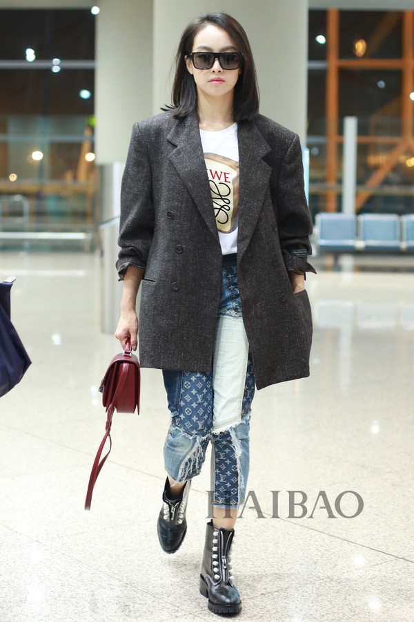 Sao Hoa ngữ mặc blazer cá tính ảnh 1 Sao Hoa ngu mac blazer ca tinh anh 1