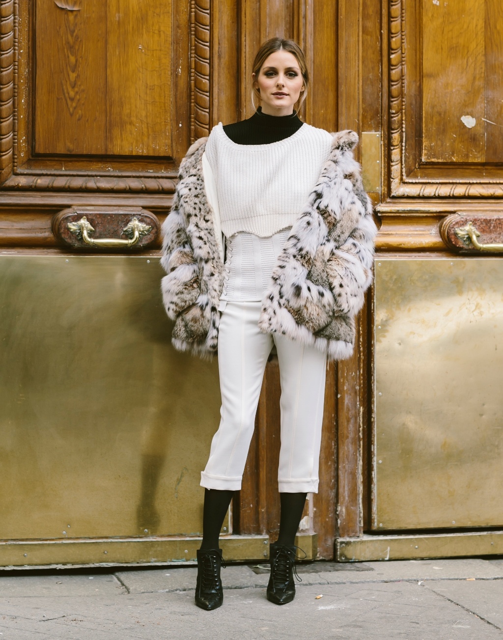 Olivia Palermo diện áo khoác lông ảnh 14 Olivia Palermo dien ao khoac long anh 14