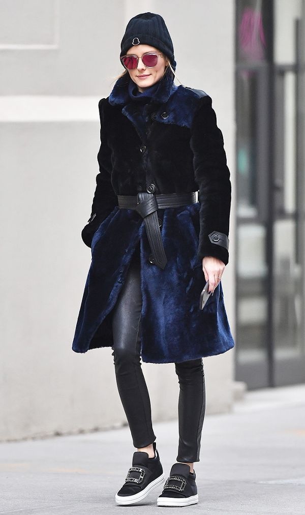 Olivia Palermo diện áo khoác lông ảnh 2 Olivia Palermo dien ao khoac long anh 2