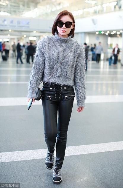 Sao Hoa ngữ mặc quần da ảnh 5 Sao Hoa ngu mac quan da anh 5