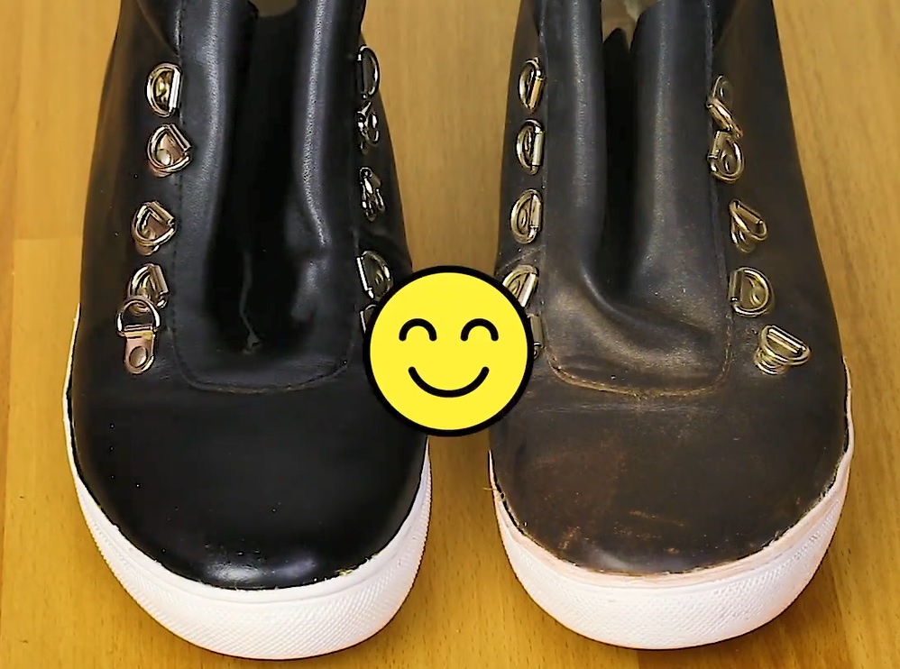 Meo thu vi voi doi giay ban nen biet hinh anh