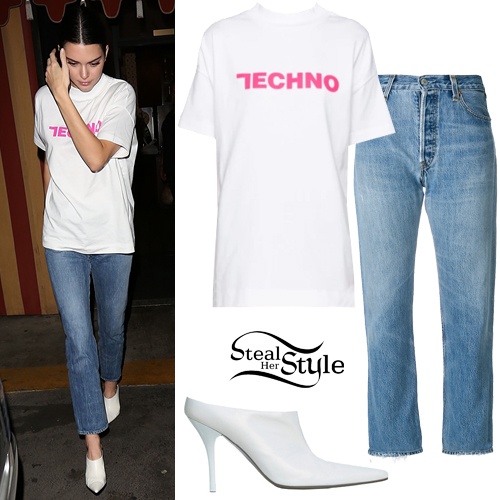 Kendall Jenner chuong giay mules anh 3