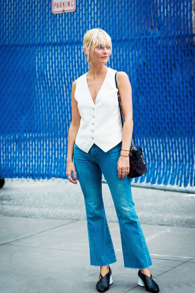 Quy tac mac jeans lung ong loe anh 2