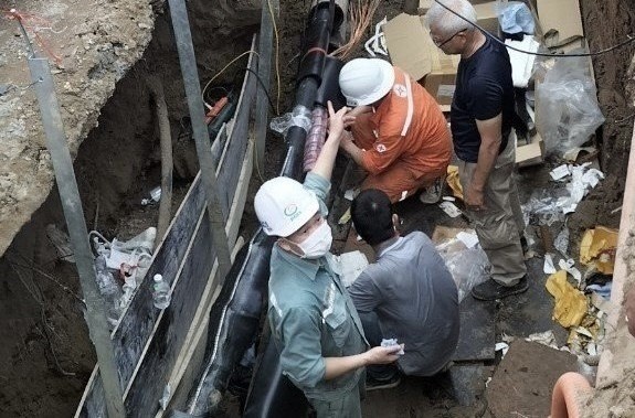 Ha Noi xu phat nhieu vi pham ve hanh lang an toan luoi dien hinh anh