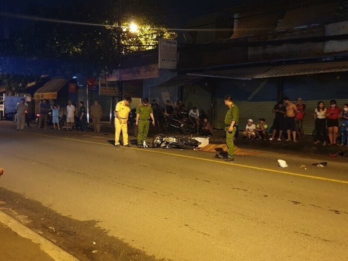 Truy tim xe tai lien quan vu tai nan mot nguoi tu vong o Binh Duong hinh anh