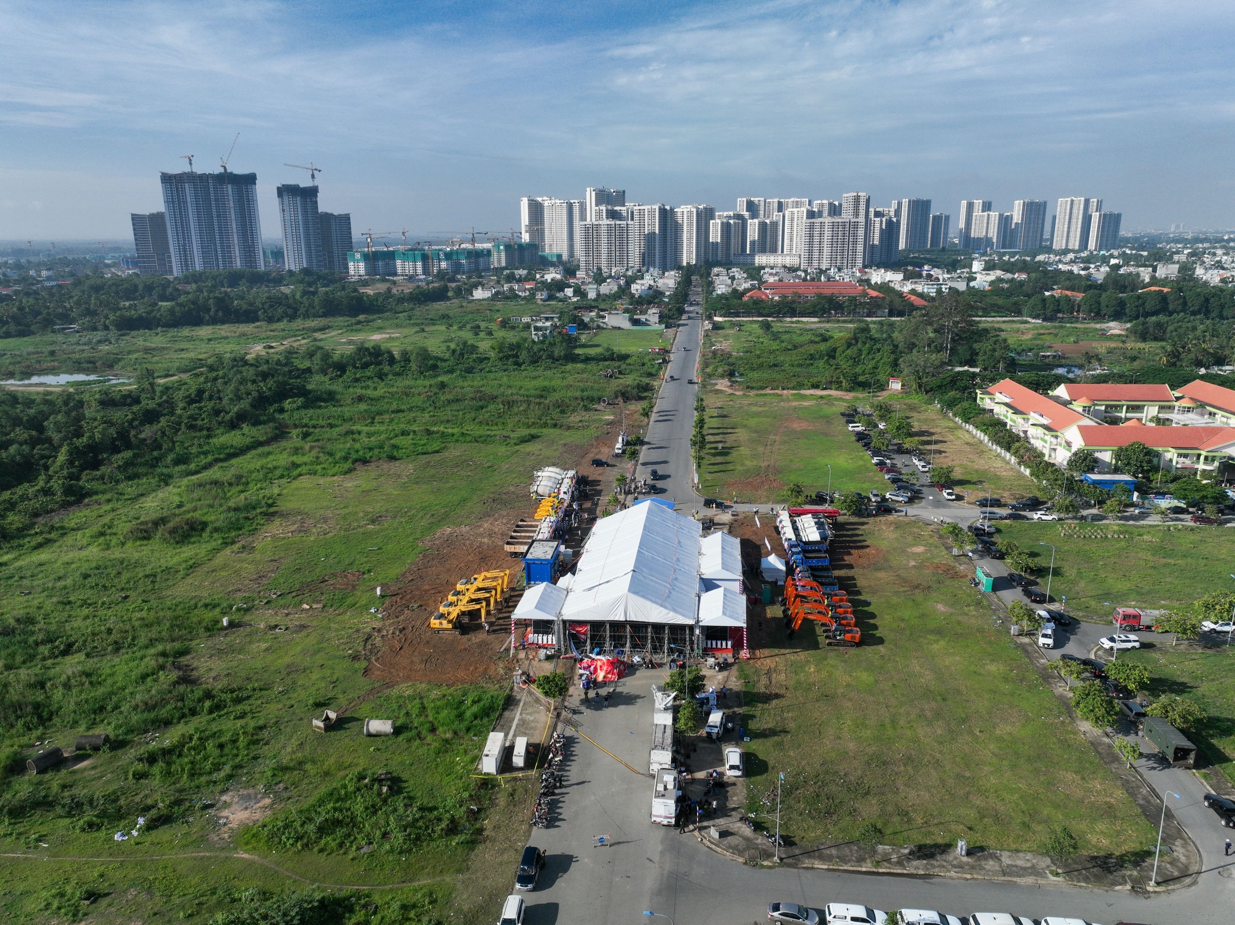 khởi công vành đai 3 ảnh 2 khoi cong vanh dai 3 anh 2