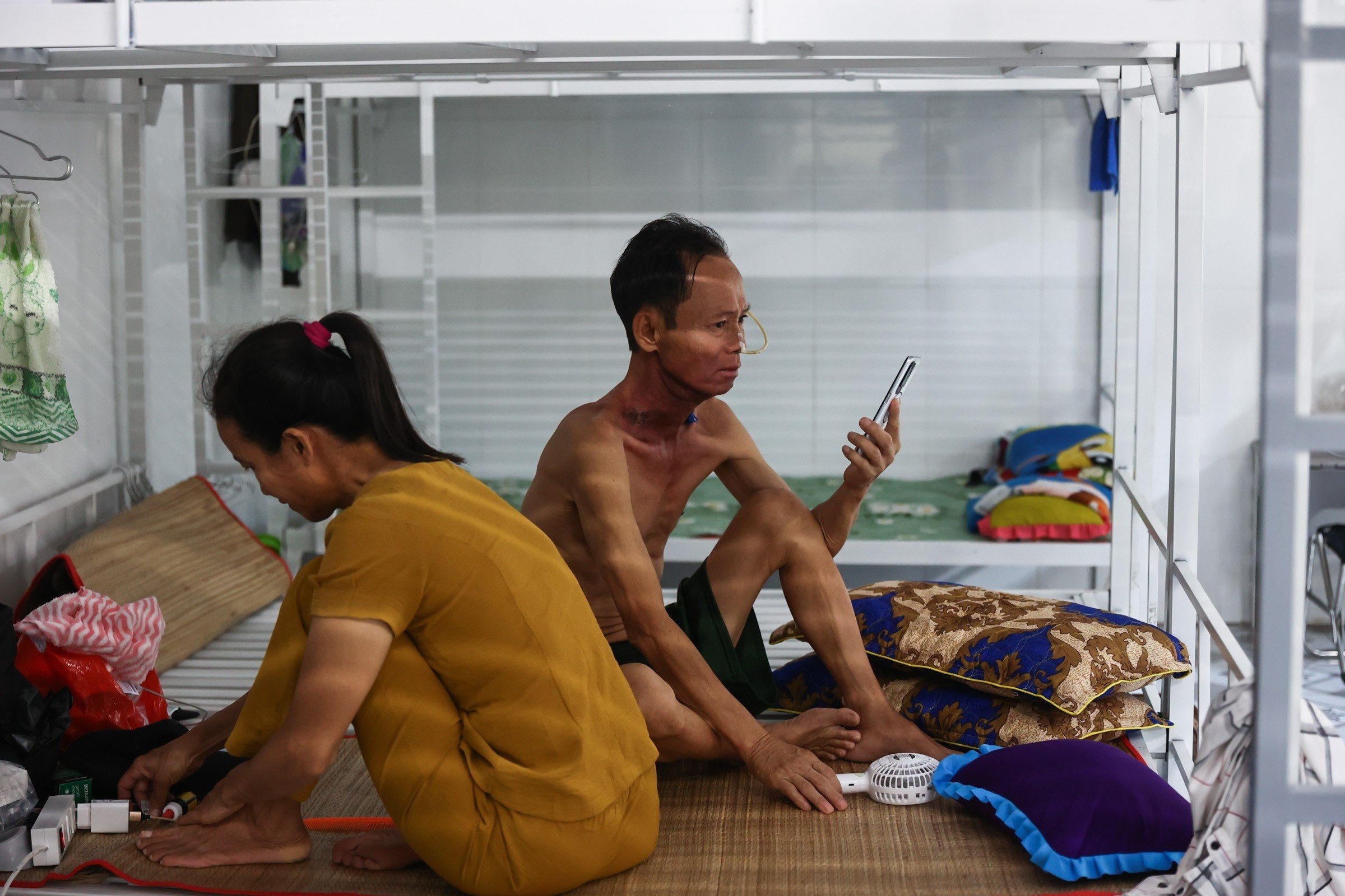 Noi mien phi an, o cho benh nhan ung thu o TP.HCM hinh anh