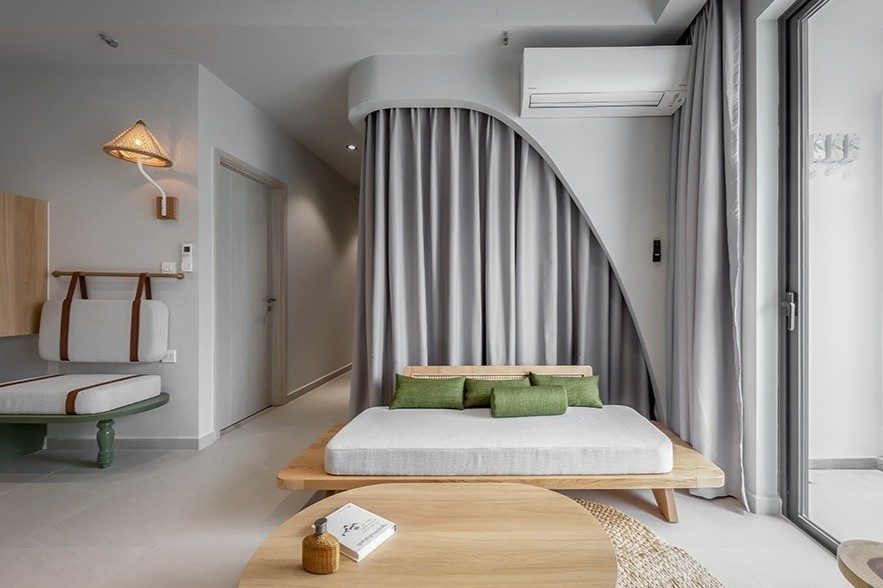 Nang cap can ho quan 7 theo phong cach Japandi hinh anh