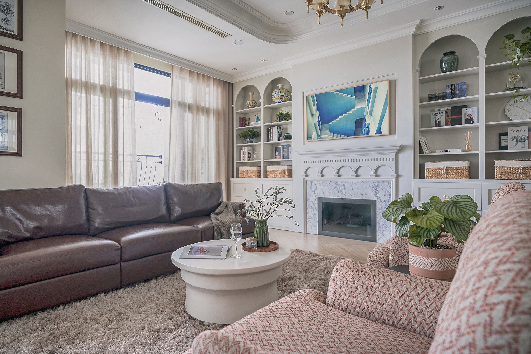 Ap dung phong cach Farmhouse cho can ho chung cu hinh anh