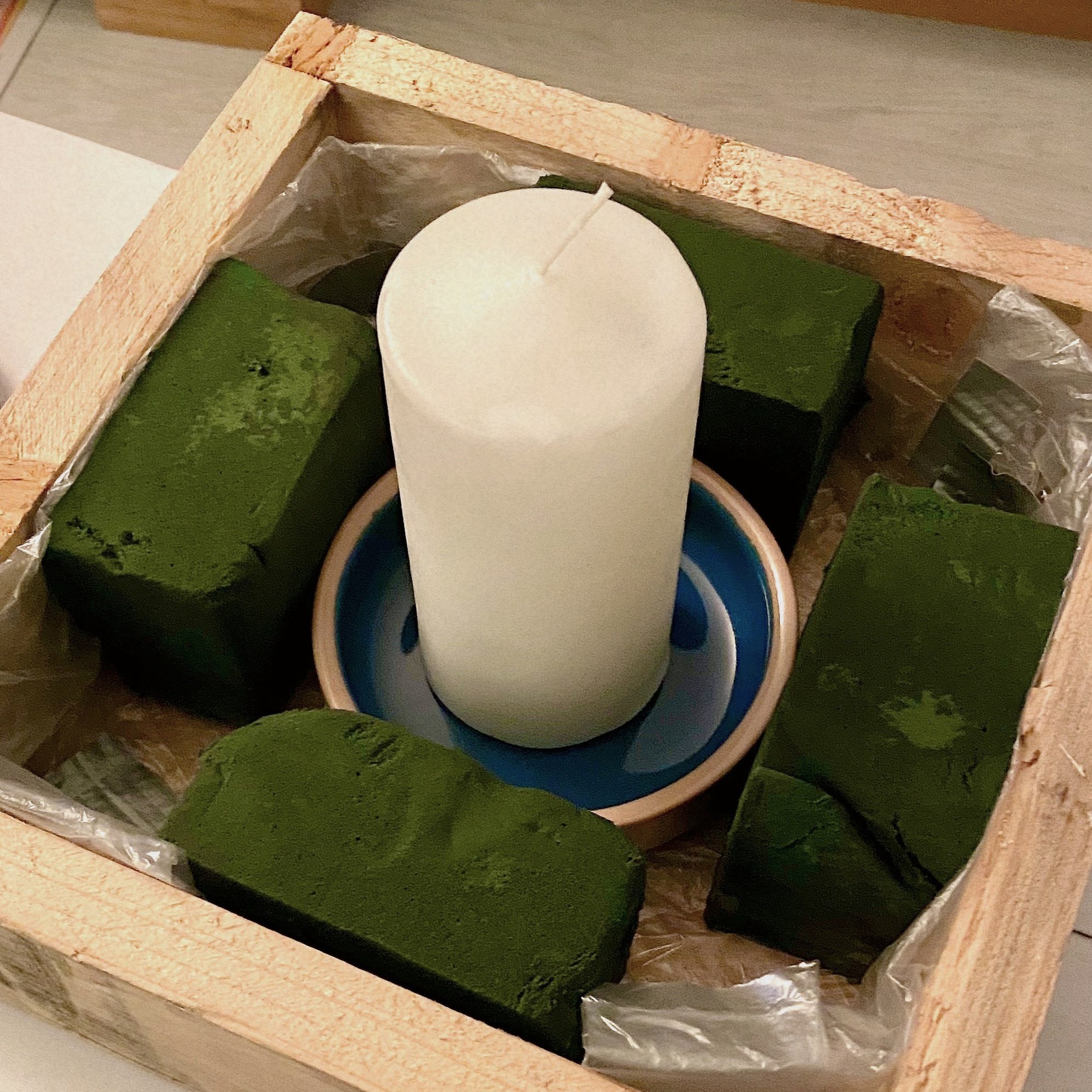 tu lam table centrepiece,  lam table centrepiece cho giang sinh anh 6